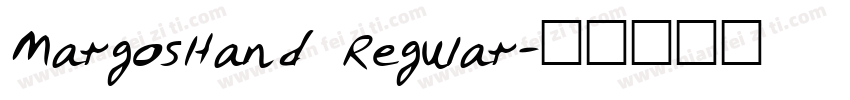 MargosHand Regular字体转换